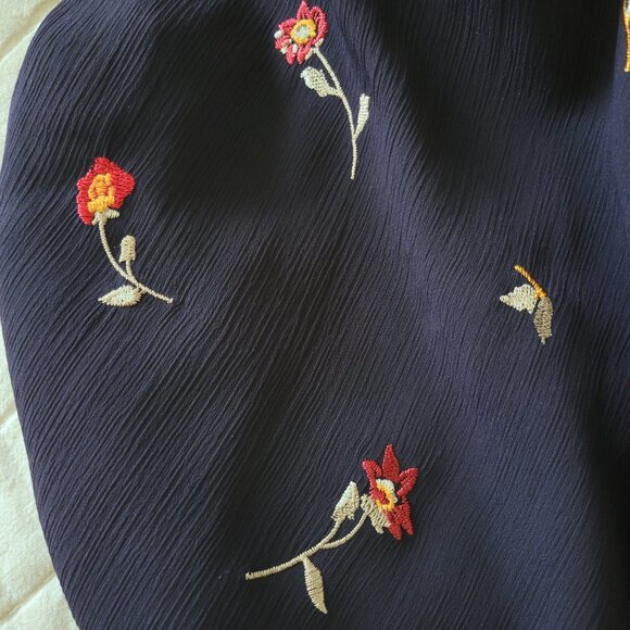 EUC Madewell embroidered babydoll cami dress - Picture 4 of 5